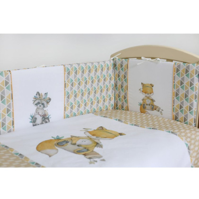 Комплект для прямоугольной кроватки 6пр Играем весело Lappetti 6091